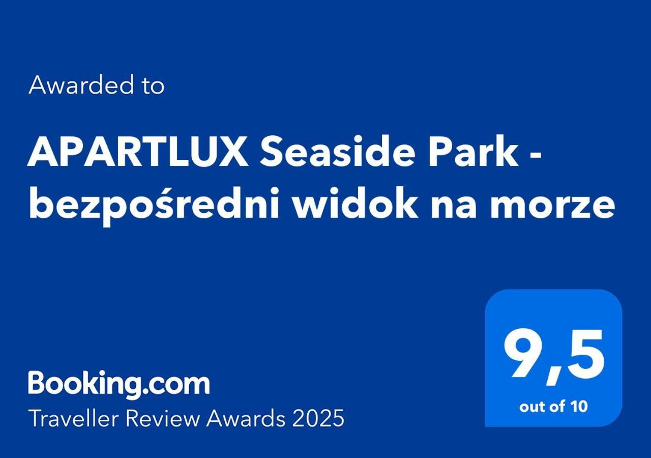 Apartlux Seaside Park - Bezposredni Widok Na Morze Kołobrzeg Buitenkant foto